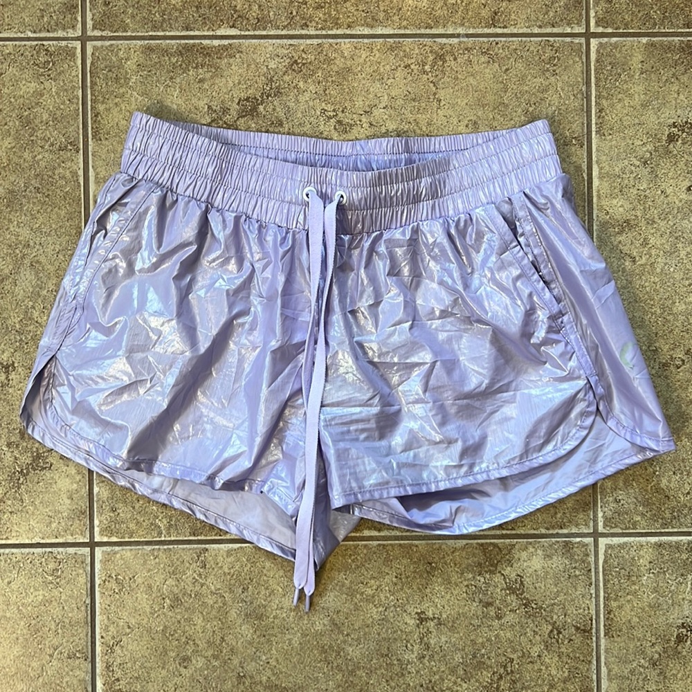 Lilac Shine Bomber Shorts